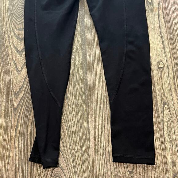 Victoria's Secret Leggings Mid-Rise Pockets Pull-On Full-Length Black Size 10 - Picture 10 of 11